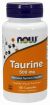 NOW Supplements Taurine 500 mg - 100 Capsules