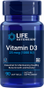 Life Extension Vitamin D3, 25 mcg (1000 IU), 90 softgels