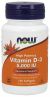 NOW Supplements Vitamin D-3 5000 IU - 120 Softgels