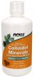 NOW Supplements Colloidal Minerals Raspberry - 32 oz.