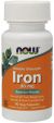 NOW Supplements Iron 36 mg Double Strength - 90 Veg Capsules