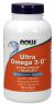 NOW Supplements Ultra Omega 3-D (Fish Gelatin) - 180 Fish Softgels