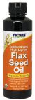 NOW Supplements High Lignan Flax Seed Oil, Organic - 12 fl. oz.