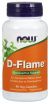 NOW Supplements D-Flame - 90 Veg Capsules