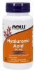 NOW Supplements Hyaluronic Acid with MSM - 60 Veg Capsules
