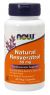 NOW Supplements Natural Resveratrol - 60 Veg Capsules