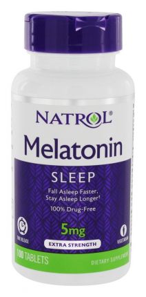 Natrol Melatonin Time Release - 5 Mg - 100 Tablets HG0921205