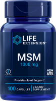 Life Extension MSM, 1000 mg, 100 capsules