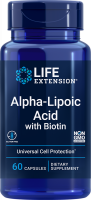 Life Extension Alpha-Lipoic Acid with Biotin, 60 capsules