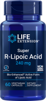 Life Extension Super R-Lipoic Acid, 240 mg, 60 capsules