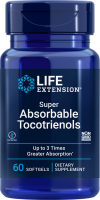 Life Extension Super Absorbable Tocotrienols, 60 softgels