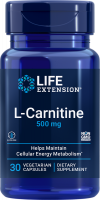 Life Extension L-Carnitine, 500 mg, 30 Capsules