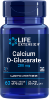 Life Extension Calcium D-Glucarate, 200 mg, 60 capsules