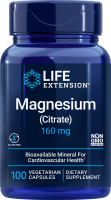 Life Extension Magnesium (Citrate), 160 mg, 100 capsules