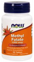 NOW Supplements Methyl Folate 1,000 mcg