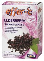 NOW Supplements Effer-C Elderberry Packets - 30/Box