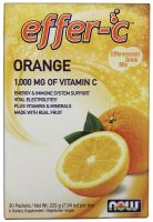 NOW Supplements Effer-C Orange Packets 30/Box