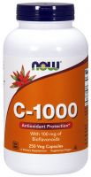 NOW Supplements Vitamin C-1000 - 250 Veg Capsules