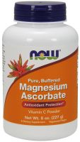 NOW Supplements Magnesium Ascorbate Powder - 8 oz.