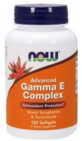 NOW Supplements Advanced Gamma E Complex - 120 Softgels