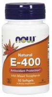 NOW Supplements Vitamin E-400 With Mixed Tocopherols - 50 Softgels