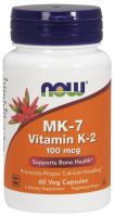 NOW Supplements MK-7 Vitamin K-2 100 mcg - 60 Veg Capsules