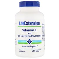 Life Extension Vitamin C and Bio-Quercetin Phytosome - 1000 mg, 250 vegetarian tablets