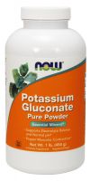 NOW Supplements Potassium Gluconate Powder - 1 lb.