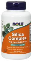 NOW Supplements Silica Complex - 90 Tablets