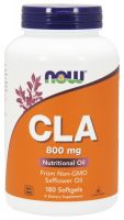 NOW Supplements CLA (Conjugated Linoleic Acid) 800 mg - 180 Softgels