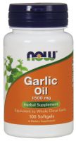 NOW Supplements Garlic Oil 1500 mg - 100 Softgels