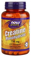 NOW Sports Creatine Monohydrate 750 mg - 120 Veg Caps