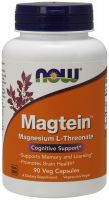 NOW Supplements Magtein- 90 Veg Capsules