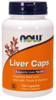 NOW Supplements Liver Caps - 100 Capsules