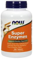 NOW Supplements Super Enzymes - 180 Tablets