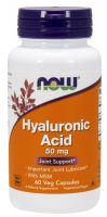 NOW Supplements Hyaluronic Acid with MSM - 60 Veg Capsules