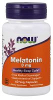 NOW Supplements Melatonin 3 mg - 60 Veg Capsules