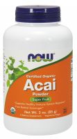 NOW Supplements Acai, Organic Powder - 3 oz.
