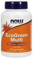 NOW Supplements EcoGreen Multi Vitamin - 90 Veg Capsules