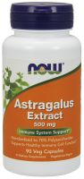 NOW Supplements Astragalus Extract 500 mg - 90 Veg Capsules