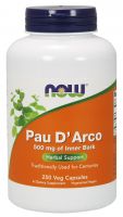 NOW Supplements Pau D' Arco 500 mg - 250 Veg Capsules