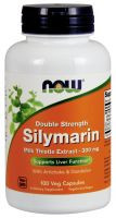 NOW Supplements Silymarin, Double Strength 300 mg - 100 Veg Capsules