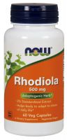 NOW Supplements Rhodiola 500 mg - 60 Veg Capsules
