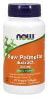 NOW Supplements Saw Palmetto Extract 320 mg - 90 Veggie Softgels