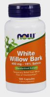 NOW Supplements Willow Bark Extract 400 mg - 100 Veg Capsules