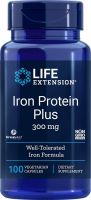Life Extension Iron Protein Plus, 300 mg, 100 capsules