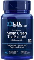 Life Extension Decaffeinated Mega Green Tea Extract, 100 caps