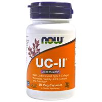 NOW Supplements UC-II Type II Collagen - 60 Veg Capsules