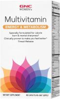 GNC Women's Multivitamin Energy & Metabolism 90 Caplets