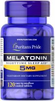 Puritan's Pride Melatonin 5mg 120 Tablets